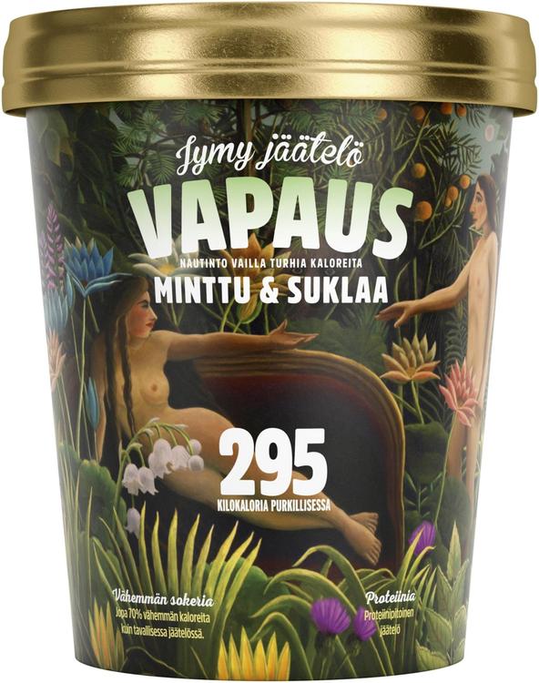 Jymy Vapaus Jäätelö Minttu & Suklaa laktoositon 500ml