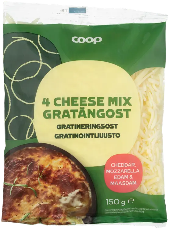 Coop 4-Mix juustoraaste 150 g