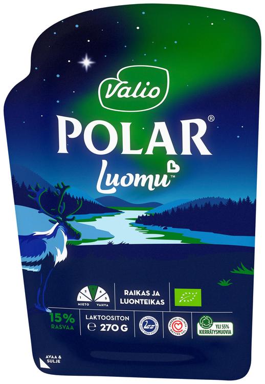 Valio Polar® Luomu™ 15 % e270 g viipale