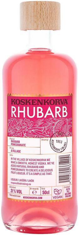 Koskenkorva Rhubarb liköör 21%vol 500ml