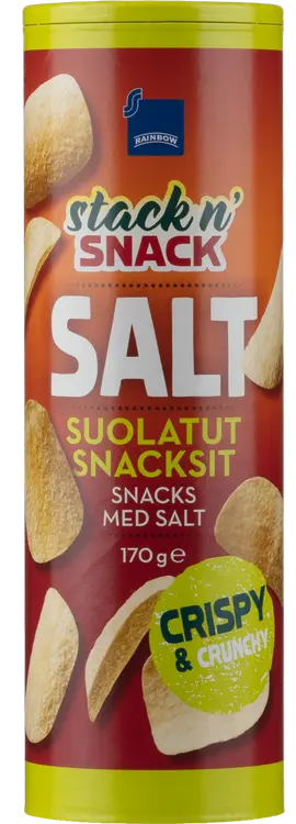 Rainbow suolatut snacksit 170 g