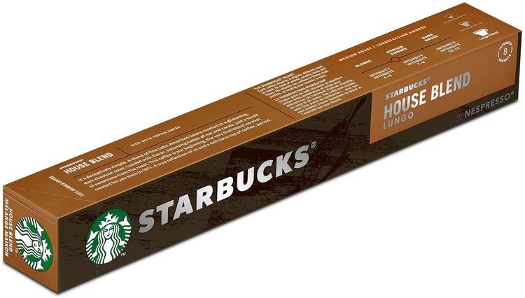 Starbucks Nespresso House Blend Lungo 10 kaps/57g kahvikapseli