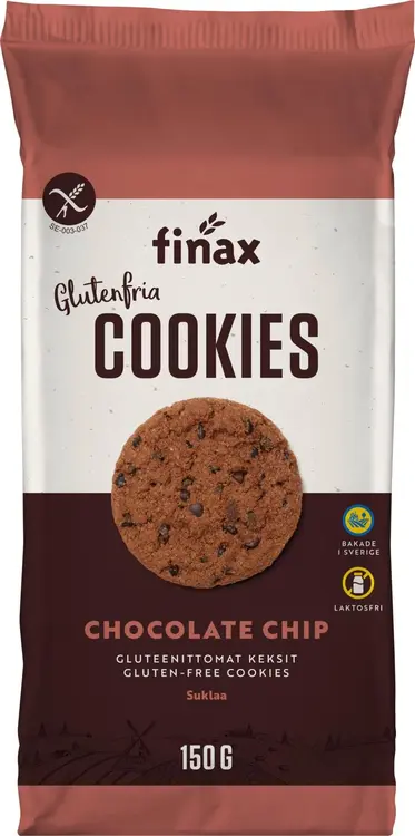 Finax CrazyBakers Chocolate Chip Cookies 150g