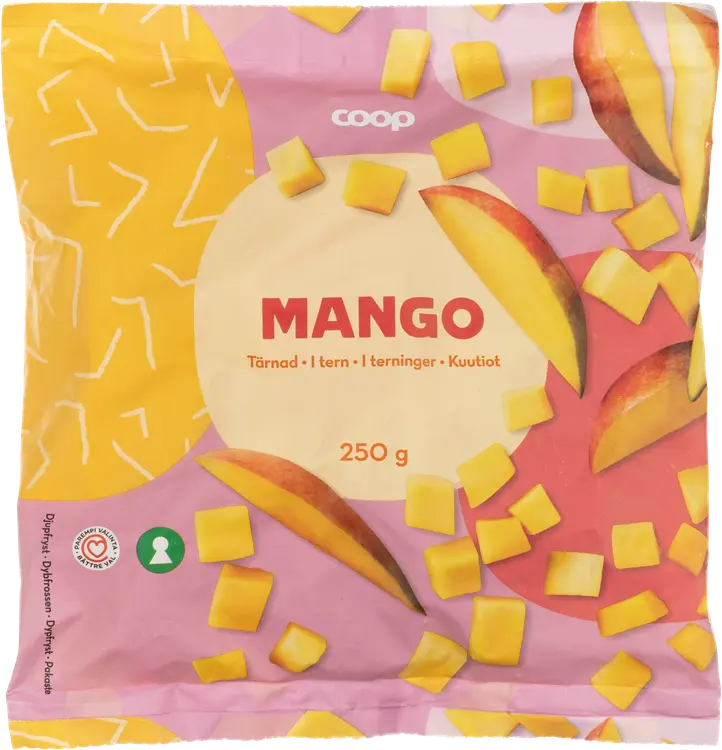 Coop mangokuutiot 250 g pakaste