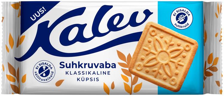 Kalev suhkruvaba klassikaline vormiküpsis 163g