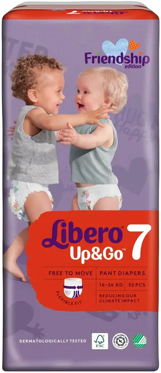 Libero Up&Go housuvaippa koko 7, 16-26 kg, 32 kpl
