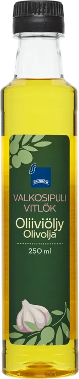 Rainbow valkosipulinmakuinen oliiviöljy 250 ml