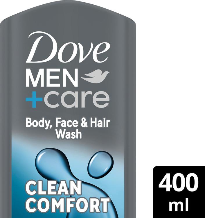 Dove Men+Care Care By Nature Clean Comfort Suihkusaippua  Miehille   400 ml