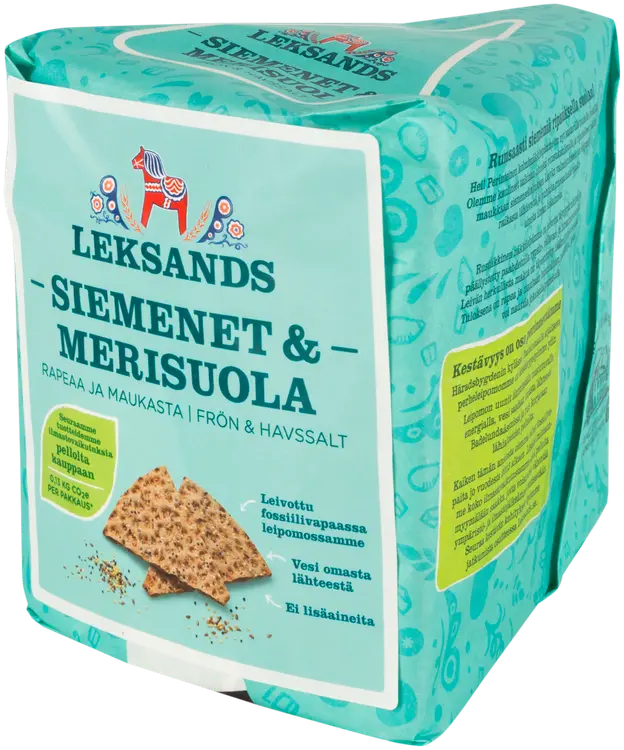 Leksands 200g Siemenet & Merisuola näkkileipä