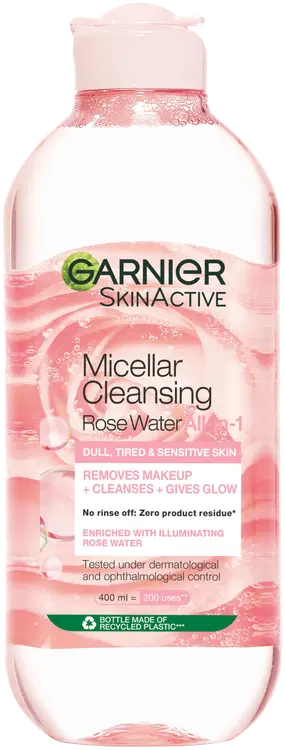 Garnier SkinActive Cleansing Rose Water All-in-1 Micellar-Puhdistusvesi samealle iholle 400 ml