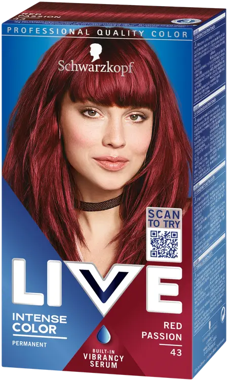 Schwarzkopf LIVE 43 Red Passion hiusväri