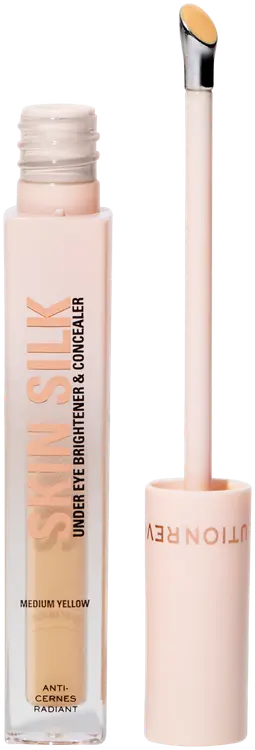 Makeup Revolution Skin Silk Radiant kirkastava silmänalusseerumi 4ml medium Yellow