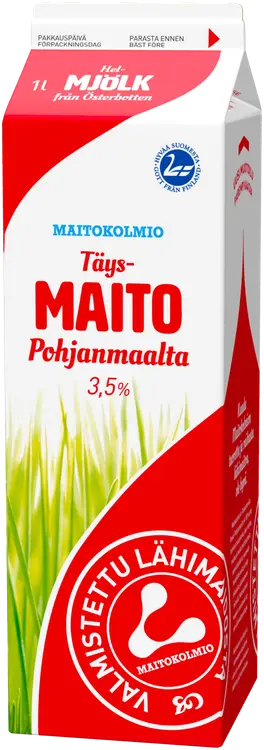 Maitokolmio täysmaito 1l