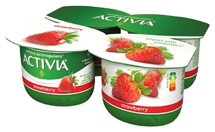 Activia jogurt 4x120g, maasika