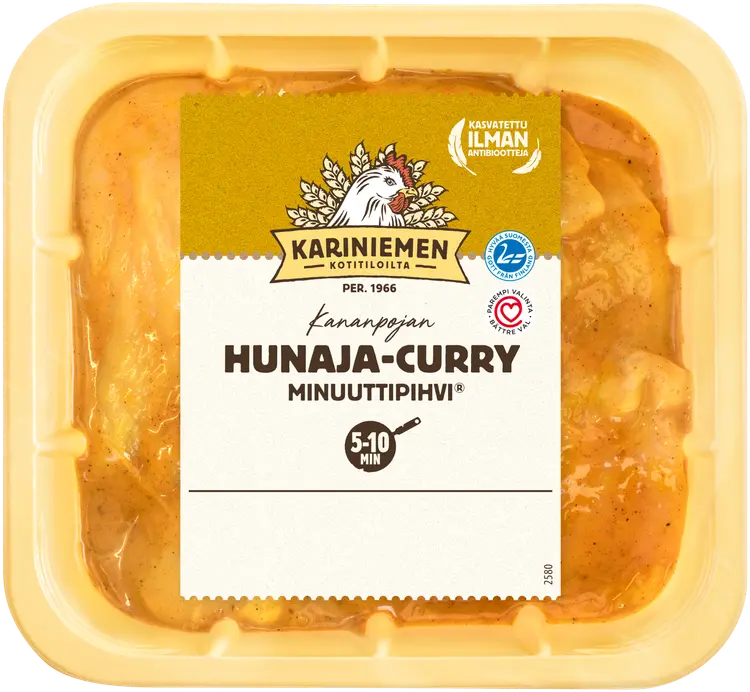 Kariniemen Kananpojan Minuuttipihvi hunaja-curry 370 g