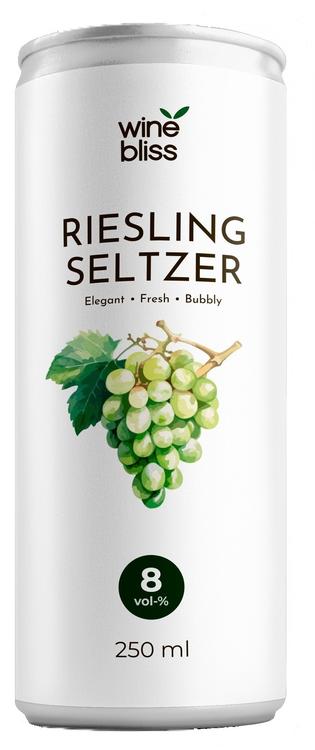 Wine Bliss Riesling Seltzer 8 % 250 ml tlk x 24