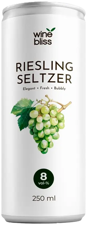 Wine Bliss Riesling Seltzer 8 % 250 ml tlk x 24