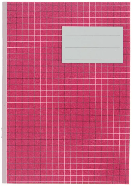 Paperipiste värikäs kouluvihko A5/20 7x7mm pinkki
