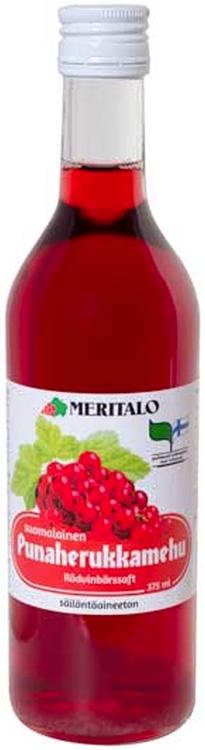 Meritalo Suomalainen Punaherukkamehu 375ml