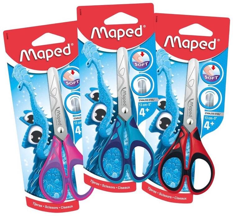 Käärid maped essentials soft 13cm blistr