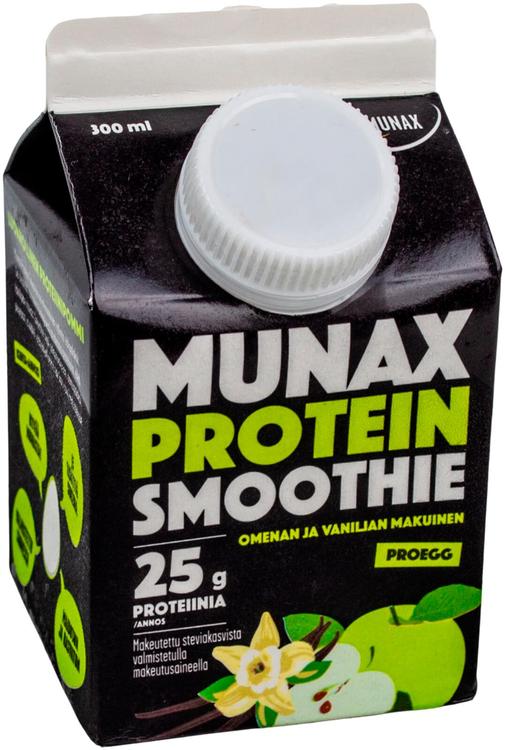 Munax Protein Smoothie 300 ml Omenan ja vaniljan makuinen välipalajuoma