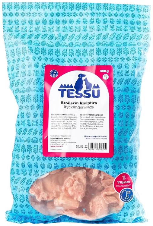 Tessu Broilerin kivipiira 0,9 kg