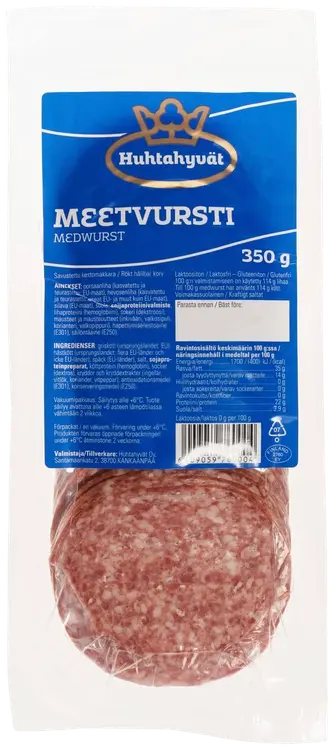Huhtahyvät meetvursti 350 g