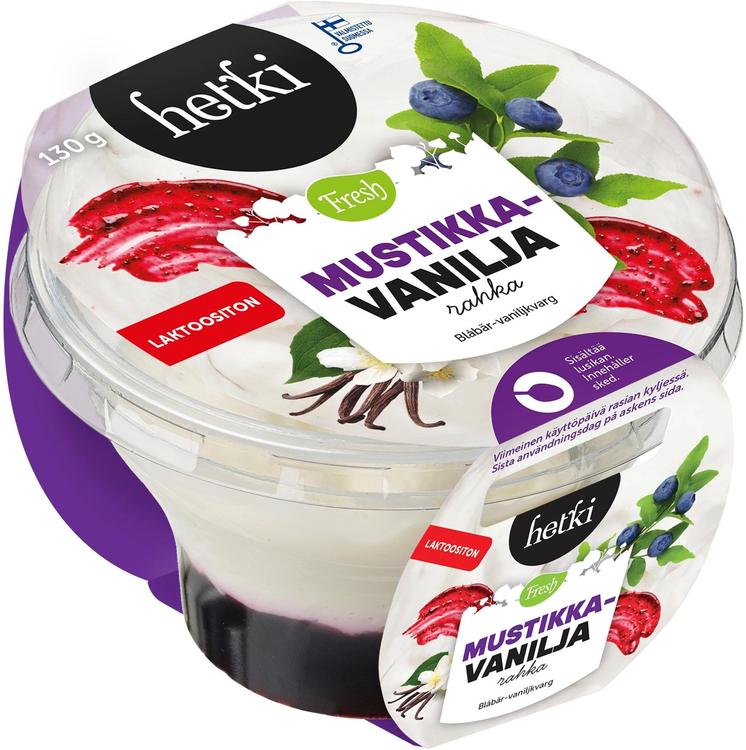 Fresh Hetki Mustikka-vaniljarahka 130g