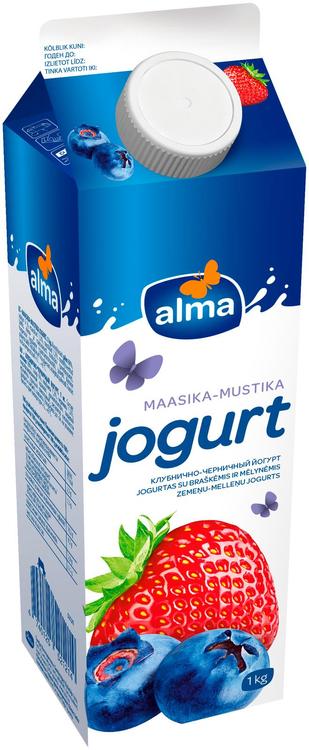 Maasika-mustika jogurt, 1 kg