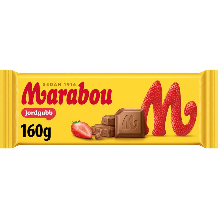 Marabou Jordgubb suklaalevy 160g