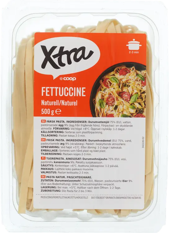 Xtra fettuccine tuorepasta 500 g