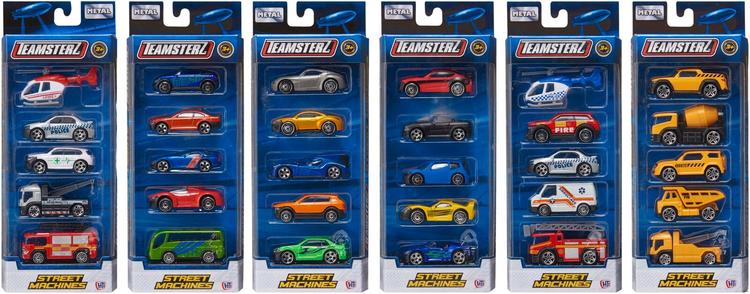 Väikeauto 3 die cast - 5 tk