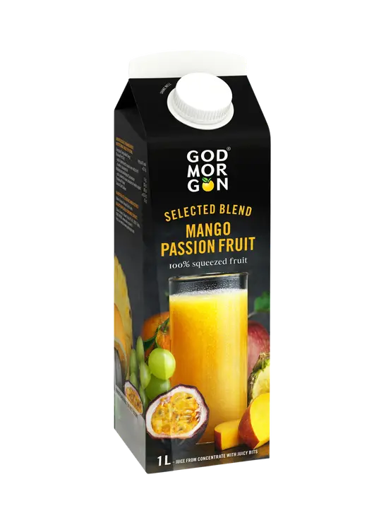 God Morgon Selected Blend Mango-passion täysmehu 1 L