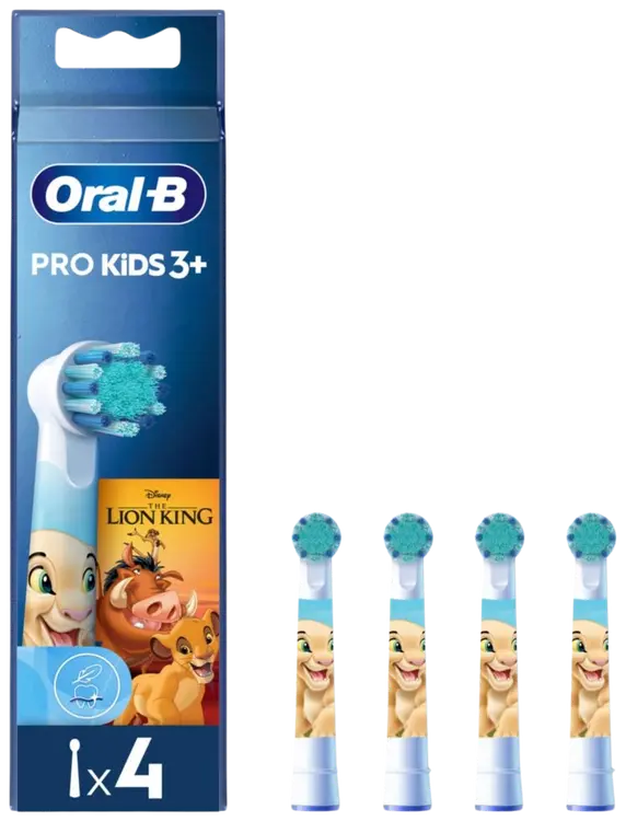 Oral-B Vaihtoharjat Pro Kids  Disney Leijonakuningas-teemalla 4 kpl