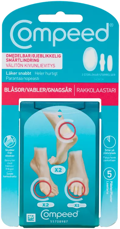 Compeed rakkolaastari Mixpack 5kpl