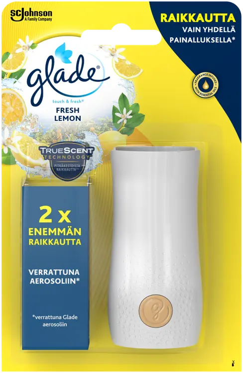 Glade Touch & Fresh 10ml fresh lemon ilmanraikastin