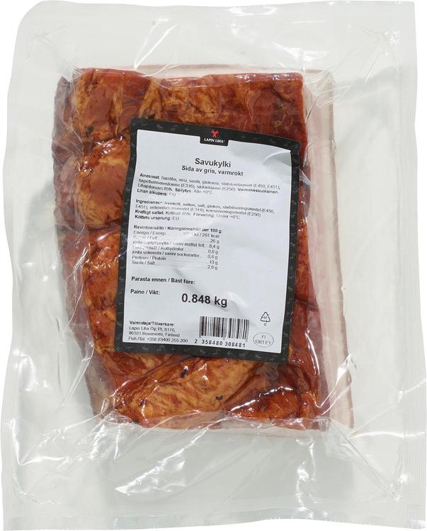 Lapin Liha Porsaan savukylki 1/6 n 850g