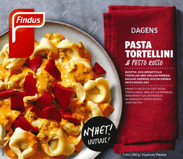 Findus Dagens Pasta Tortellini 380 g, pakaste