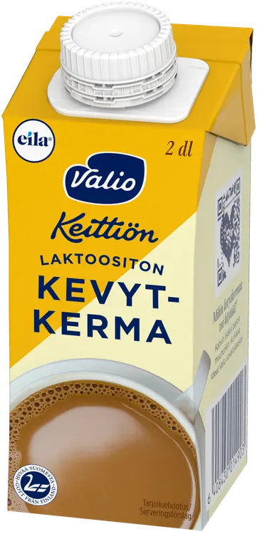 Valio Keittiön kevytkerma 2 dl UHT laktoositon