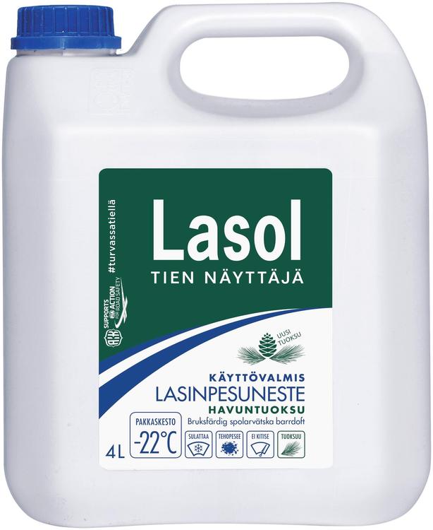 LASOL Tuulilasinpesuneste 4L Havuntuoksu - 22