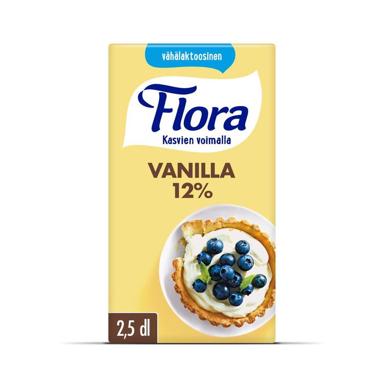 Flora Vanilja Vähälaktoosinen 2,5 dl