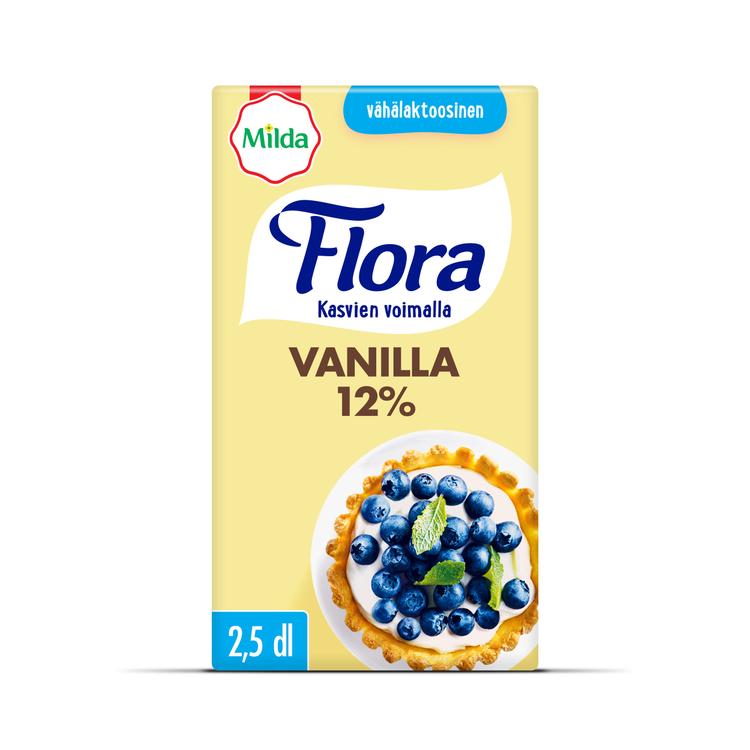 Flora Vanilja Vähälaktoosinen 2,5 dl