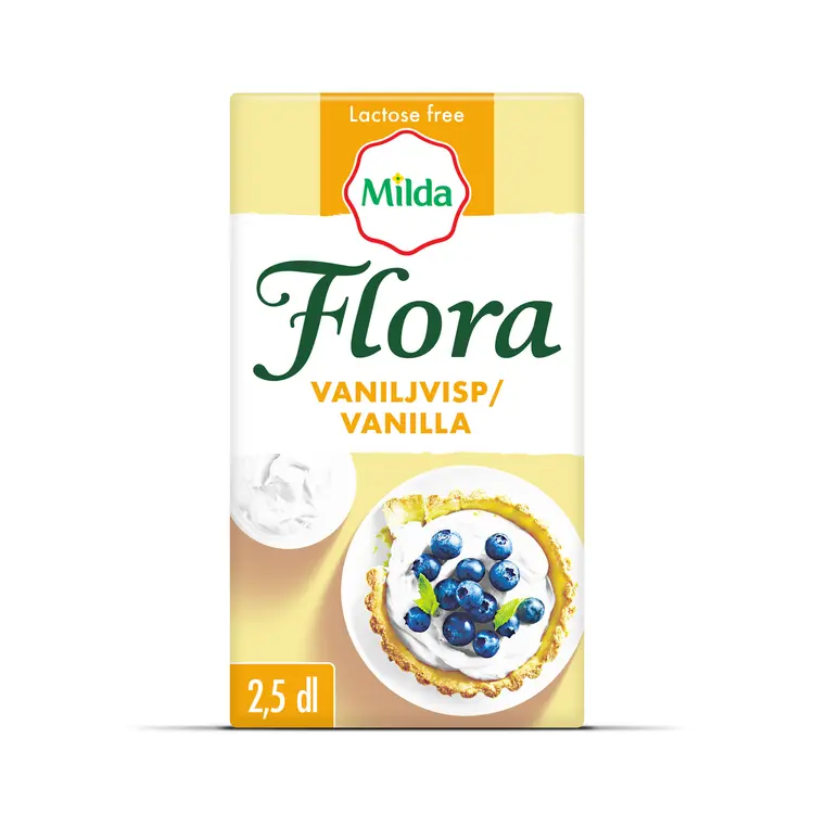 Flora by Milda Vanilja vähälaktoosinen 2,5 dl
