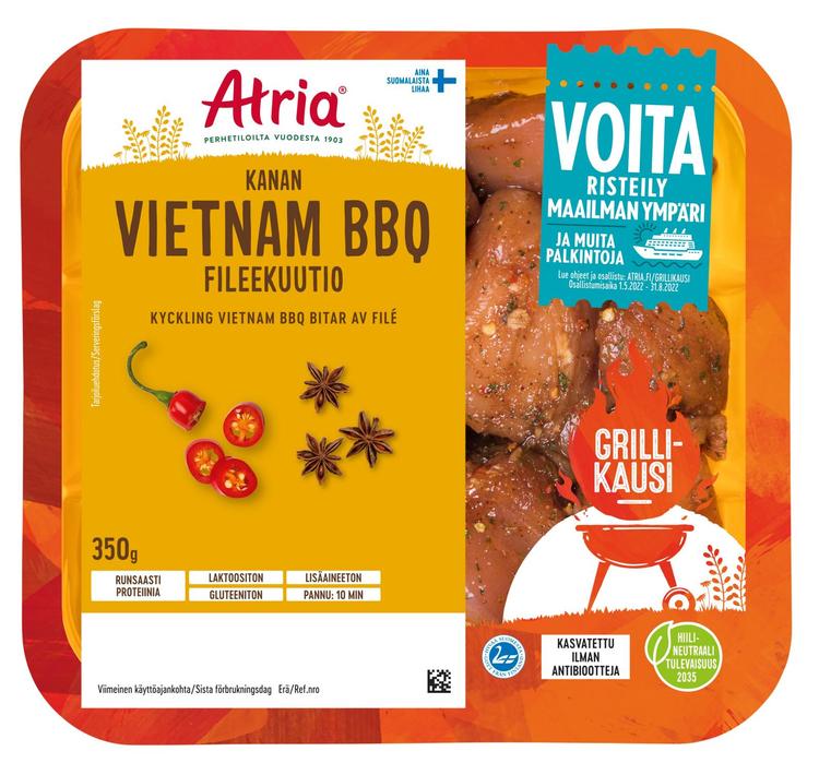 Atria Kanan Fileekuutio Vietnam BBQ 350g