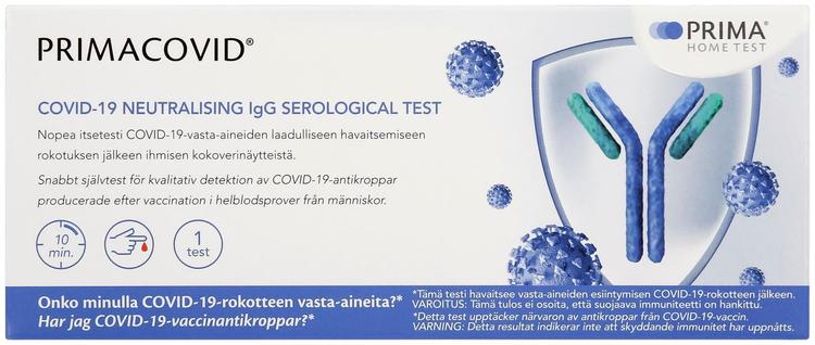 Primacovid vasta-ainetesti 1kpl