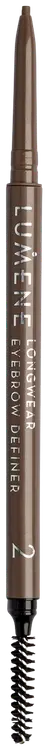 Lumene Longwear Eyebrow Definer Kulmakynä 2 Keskiruskea 0,09 g