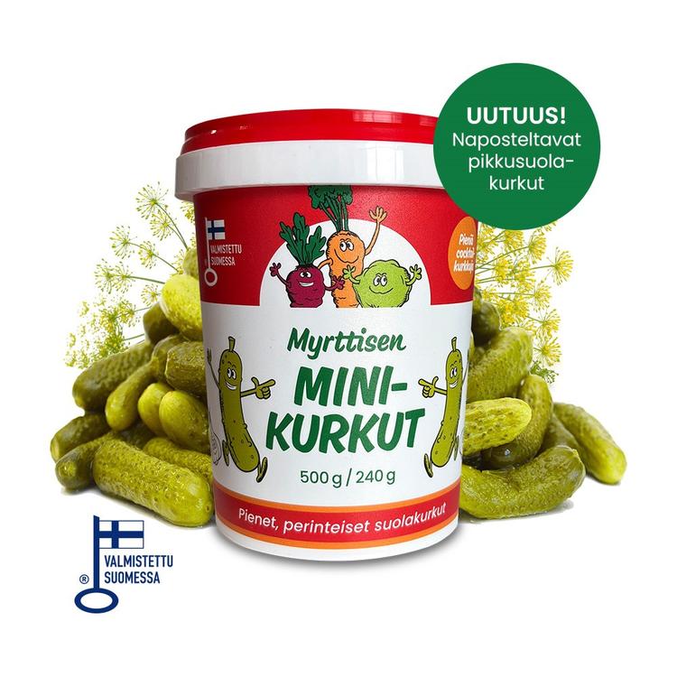 Myrttisen Minikurkut 240 g