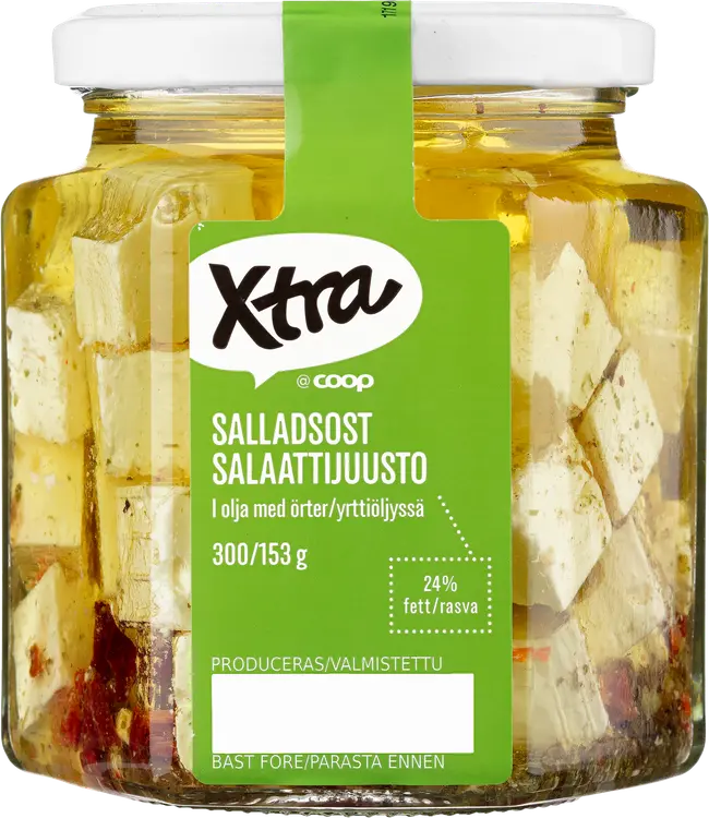 Xtra salaattijuusto yrttiöljyssä 300 g