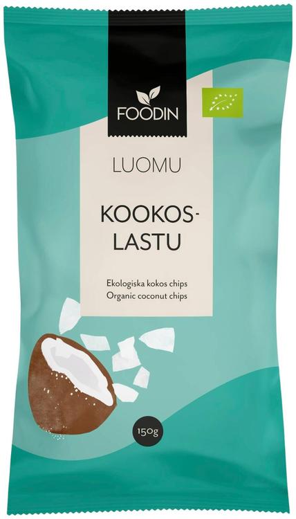 Foodin Kookoslastu, luomu 150g