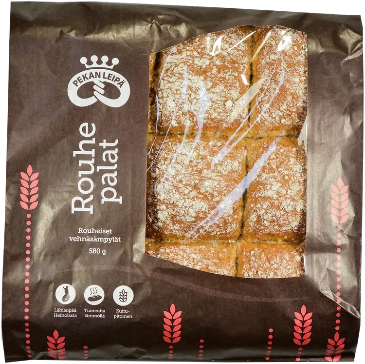 Pekan Leipä Rouhepalat 9 pala paperipss. 580g